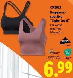 Lidl CRIVIT Reggiseno sportivo "Light-Level" offerta