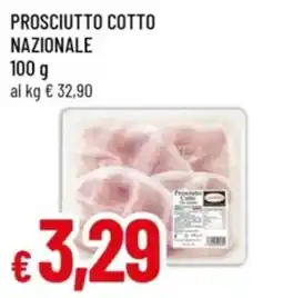 Famila Prosciutto cotto nazionale offerta