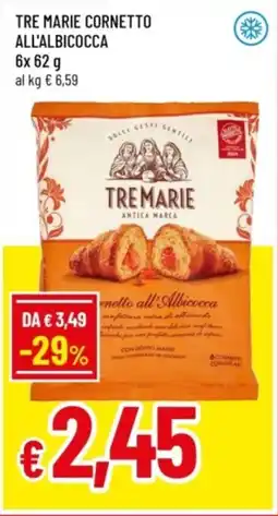 Famila Tre marie cornetto all'albicocca offerta
