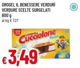 Famila Orogel il benessere verdurì verdure scelte surgelati offerta