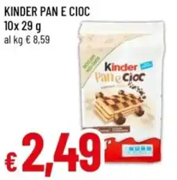 Famila Kinder pan e cioc offerta