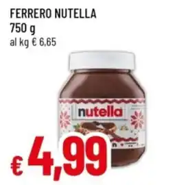 Famila Ferrero nutella offerta