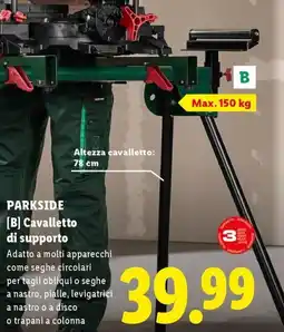 Lidl PARKSIDE [B] Cavalletto di supporto offerta