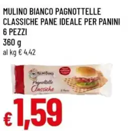 Famila Mulino bianco pagnottelle classiche pane ideale per panini offerta
