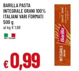 Famila Barilla pasta integrale grani 100% italiani offerta