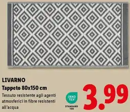 Lidl LIVARNO Tappeto 80x150 cm offerta