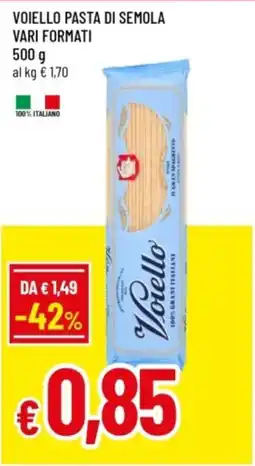 Famila Voiello pasta di semola offerta
