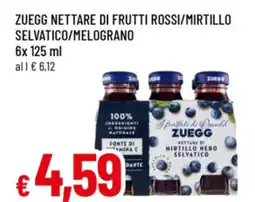 Famila Zuegg nettare di frutti rossi/mirtillo selvatico/melograno offerta