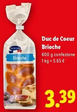 Lidl Duc de Coeur Brioche offerta