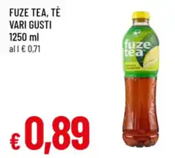 Famila Fuze tea, tè offerta