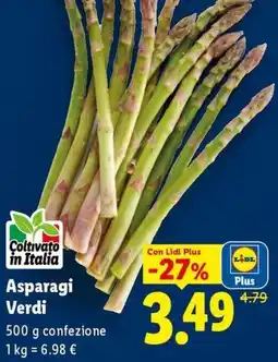 Lidl Asparagi Verdi offerta