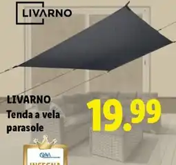 Lidl LIVARNO Tenda a vela parasole offerta