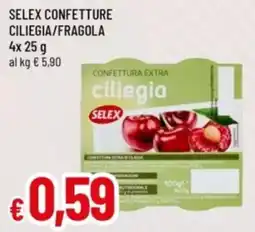 Famila Selex confetture ciliegia/fragola offerta
