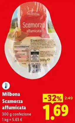 Lidl Milbona Scamorza affumicata offerta