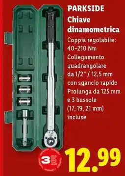 Lidl PARKSIDE Chiave dinamometrica offerta