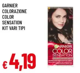 Famila Garnier colorazione color sensation kit offerta
