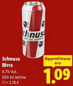 Lidl Ichnusa Birra offerta