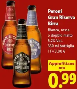 Lidl Peroni Gran Riserva Birra offerta