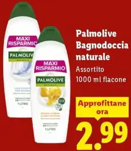 Lidl Palmolive Bagnodoccia naturale offerta