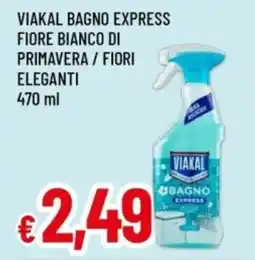 Famila Viakal bagno express fiore bianco di primavera/fiori eleganti offerta