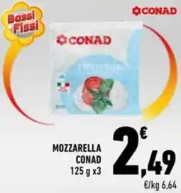 Conad Mozzarella CONAD offerta