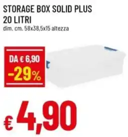 Famila Storage box solid plus offerta