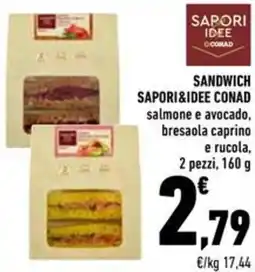 Conad Sandwich SAPORI&IDEE CONAD offerta