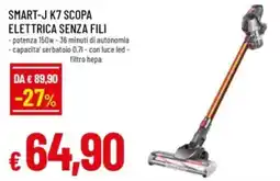 Famila Smart-j K7 scopa elettrica senza fili offerta