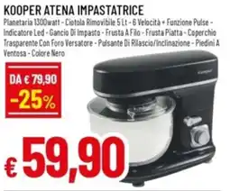 Famila Kooper atena impastatrice offerta