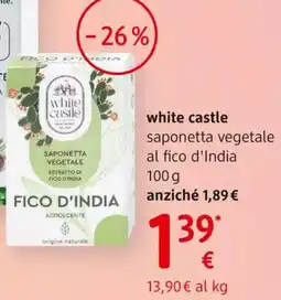 dm drogerie markt white castle saponetta vegetale al fico d'India offerta
