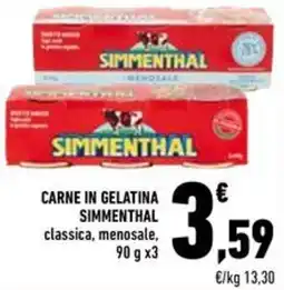 Conad Carne in gelatina SIMMENTHAL offerta