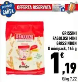 Conad Grissini fagolosi mini GRISSINBON offerta