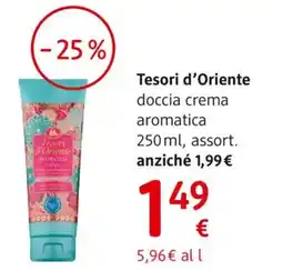 dm drogerie markt Tesori d'Oriente doccia crema aromatica offerta