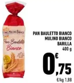 Conad Pan bauletto bianco MULINO BIANCO BARILLA offerta