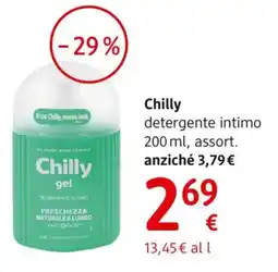 dm drogerie markt Chilly detergente intimo offerta