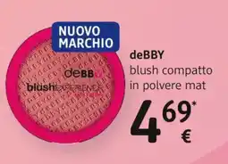 dm drogerie markt deBBY blush compatto in polvere mat offerta