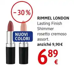 dm drogerie markt RIMMEL LONDON Lasting Finish Shimmer rosetto cremoso offerta