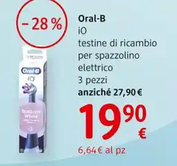 dm drogerie markt Oral-B iO testine di ricambio per spazzolino elettrico offerta