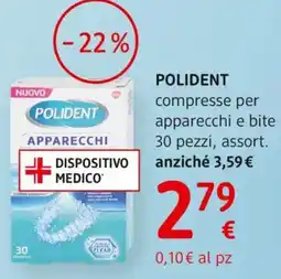 dm drogerie markt POLIDENT compresse per apparecchi e bite offerta