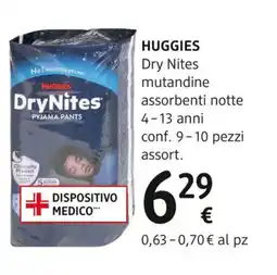 dm drogerie markt HUGGIES Dry Nites mutandine assorbenti notte offerta