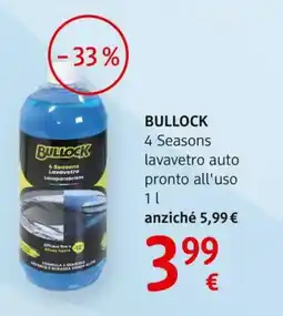 dm drogerie markt BULLOCK 4 Seasons lavavetro auto pronto all'uso offerta