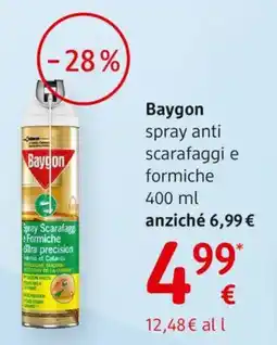 dm drogerie markt Baygon spray anti scarafaggi e formiche offerta