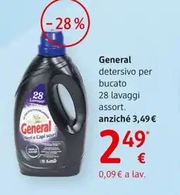 dm drogerie markt General detersivo per bucato offerta