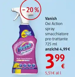 dm drogerie markt Vanish Oxi Action spray smacchiatore pre-trattante offerta