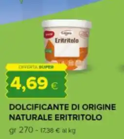 Oasi Dolcificante di origine naturale ERITRITOLO offerta