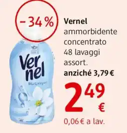 dm drogerie markt Vernel ammorbidente concentrato offerta