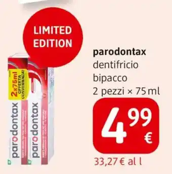 Parodontax dentifricio