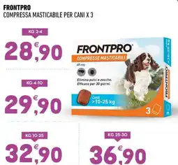 Ayoka Frontpro compressa masticabile per cani x 3 offerta