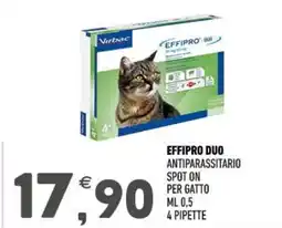 Ayoka Effipro duo antiparassitario spot on per gatto offerta