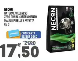 Ayoka Necon natural wellness zero grain mantenimento maiale piselli e favetta offerta